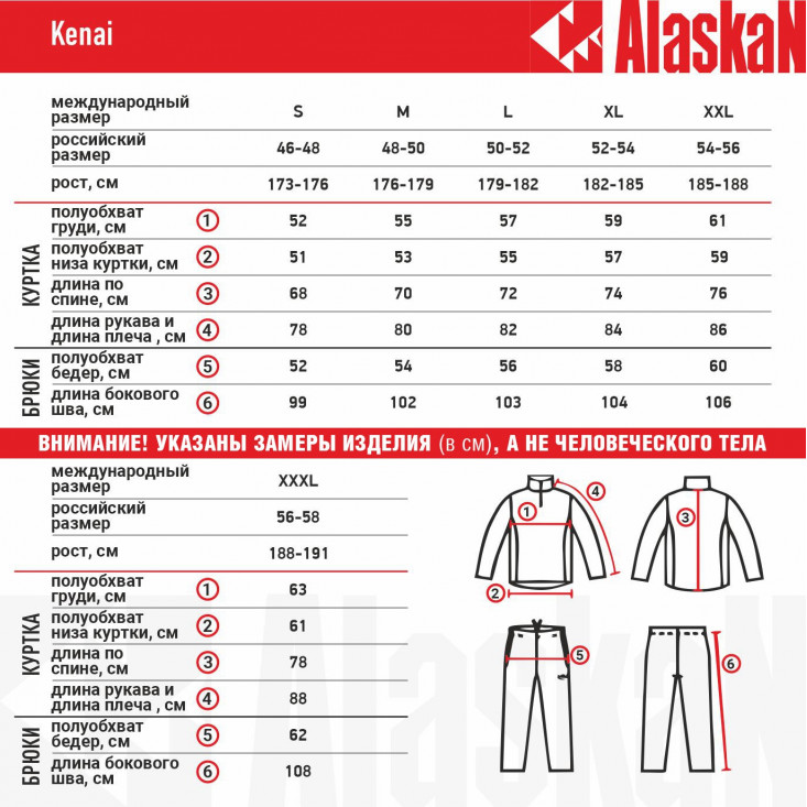 Микрофлисовый комплект Alaskan Kenai черный XXXL