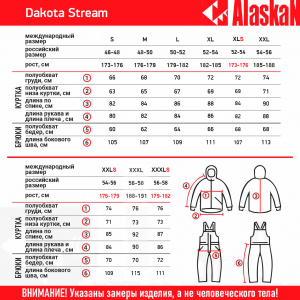 Костюм зимний Alaskan Dakota Stream