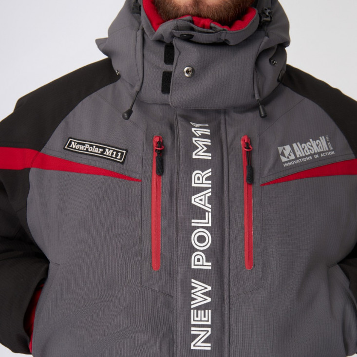Костюм зимний Alaskan NewPolar M11 L красн/сер/черн